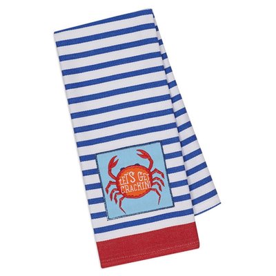 Kitchen Towel Design Imports Crab 