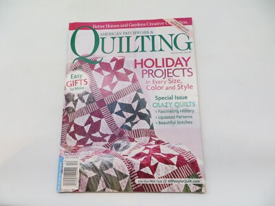 AMERICAN PATCHWORK & QUILTING Magazine December 2007 Better Homes & Gardens-image