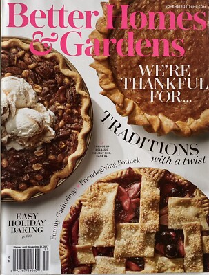 Better Homes and Gardens - November 2017 - Easy Holiday Baking, Family Gathering-image