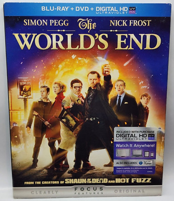 Edgar Wright's The World's End (Blu-ray + DVD, 2013) Simon Pegg, Nick Frost-image