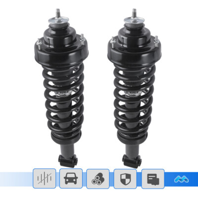 2x Rear Shocks Absorber w/Spring For 2002-2005 Ford Explorer Mercury Mountaineer-image