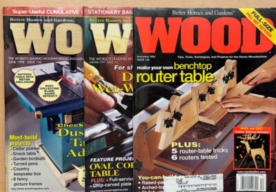 Wood Better Homes And Gardens  Magazine Lot Of 3 June 98 Winter 97 December 01-image
