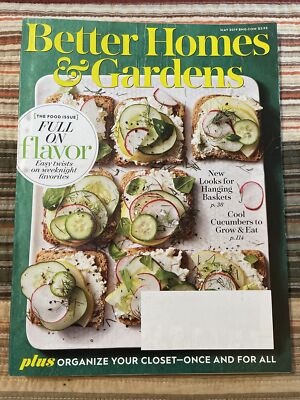 May 2019 ~ Better Homes & Gardens Magazine ~ Full on flavor-image