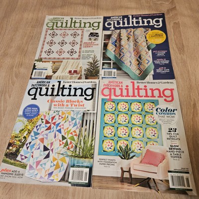 Lot of 4 Quilting Better Homes & Gardens Sewing Magazines -image