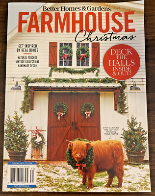 Better Homes & Gardens Magazine-Farm House-2024- Brand New-image