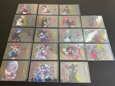 Goddess Story 10M05 - FR Complete Set! - 18 Cards - Clear Marnie Anime Foil-image