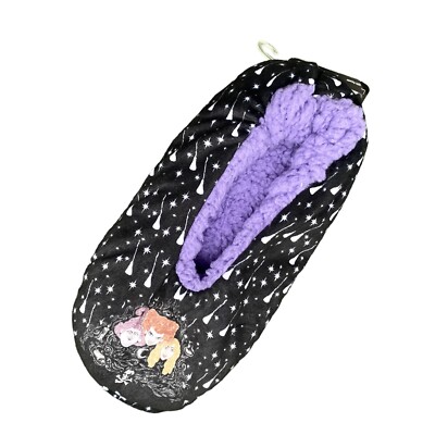 Disney Hocus Pocus Halloween Sanderson Fuzzy Cozy House Sock Slippers One Size-image