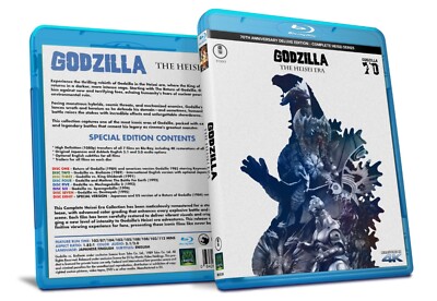 GODZILLA - THE HEISEI ERA - COMPLETE BLU RAY SET - 8 DISCS SET - REGION FREE-image