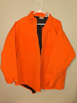 Vintage Five Brother Tallman Flannel Heavyweight Men’s 2XL Orange Button Up-image