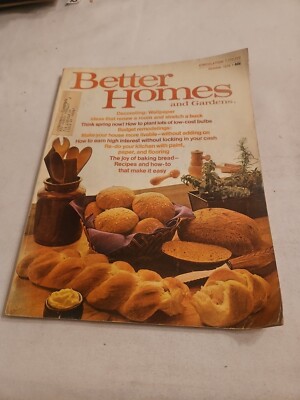 Vintage 1974 October, Better Homes And Gardens Magazine, Decorating W/Wallpaper-image