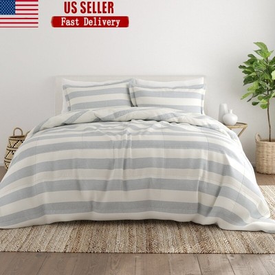 Hypoallergenic Down Alternative Comforter Set Twin Reversible Soft Cozy Bedding-image