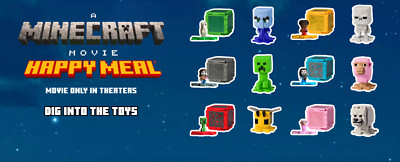 2025 McDONALD'S A Minecraft Movie Kids HAPPY MEAL TOYS Or Set-image