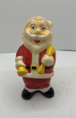 Vintage Japan Mechanical Santa Claus Wind Up Toy MCM 6