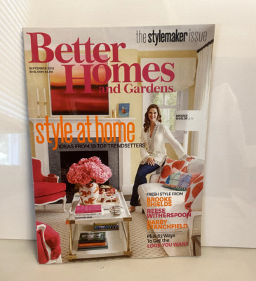 Better Homes & Gardens Magazine Sept 2015 Brooke Shields/Reese Witherspoon/Darby-image