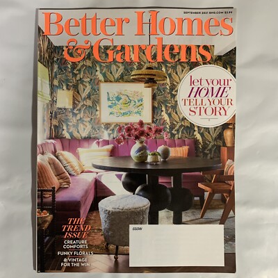 Better Homes and Gardens Magazine September 2021 The Trend Issue Your Home Story-image