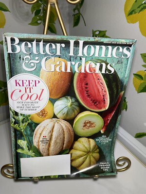 Better Homes & Gardens Magazine Make the Most of Summer August 2020-image