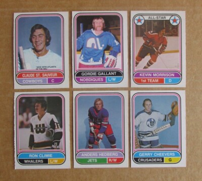 1975-76 OPC WHA HOCKEY CARD SINGLES COMPLETE YOUR SET PICK CHOOSE UPDATED 5/9-image