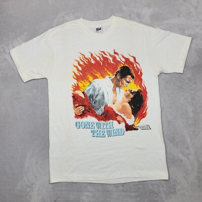Gone With The Wind Shirt Men Medium Vintage Single Stitch MGM Movie Queens Adult-image