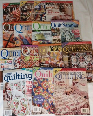 Better Homes American Patchwork & Quilting Magazine Patterns 1990's-2016 Lot 15 -image