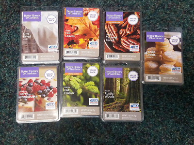 NEW 5 Oz Better Homes and & Gardens Scented Wax Cubes Melts Tarts You Choose-image
