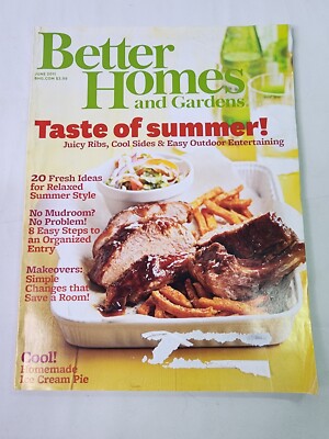 Better Homes and Gardens Magazine June 2011 Taste Of Summer-image