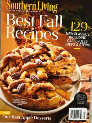Southern Living magazine BEST FALL RECIPES, 129 main dishes baking dessert for-image