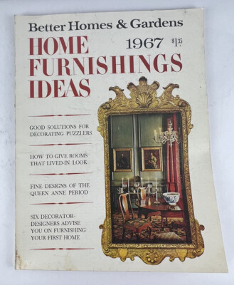 Better Homes & Gardens Home Furnishings Ideas  1967 Magazine-image