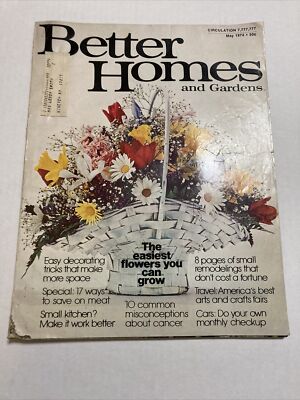 Better Homes & Gardens May 1974 100 The Easiest Flowers You Can Grow Vintage Ads-image