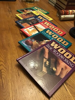 Lot of 6 Better Homes & Gardens WOOD Hardcover Books Woodworking. Excellent-image