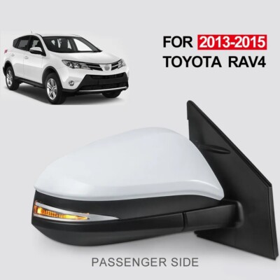 Right Passenger Side Mirror For 2013-2015 Toyota RAV4 Power Heated Turn Signal-image