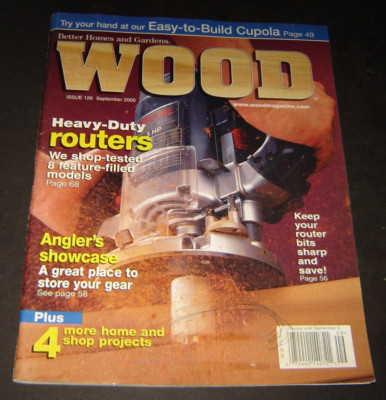 Better Homes & Gardens Wood Magazine Issue 126 September 2000-image