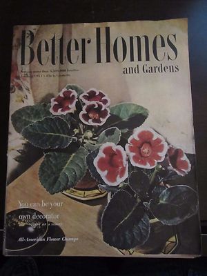 Better Homes & Garden Magazine January 1951 You Can Be Your Own Decorator (F) D-image
