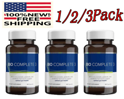 1/2/3 Pack GUNDRY MD BIO COMPLETE 3 | Postbiotic for Gut Health - 60 Count-image