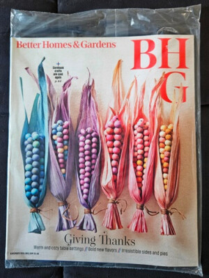 BETTER HOME & GARDEN-GIVING THANKS-CORNHUSK CRAFTS-PIES & SIDES-NOV 2024 -SEALED-image