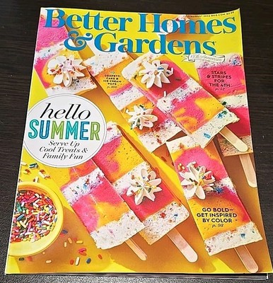 Better Homes & Gardens BHG Magazine July/Aug 2022 Hello Summer-image
