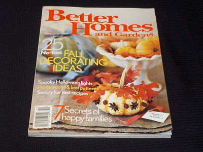 2004 OCTOBER BETTER HOMES & GARDENS MAGAZINE - FALL DECORATING COVER - E 4587-image