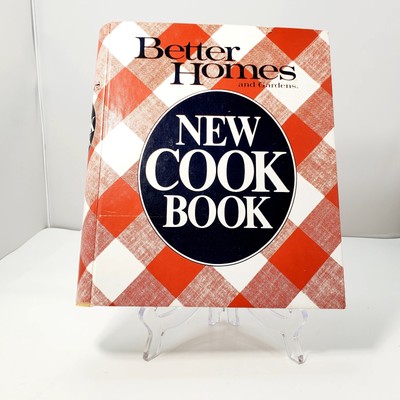 Vintage Better Homes & Gardens New Cook Book 5-Ring Binder Recipes 1982 Plaid.-image