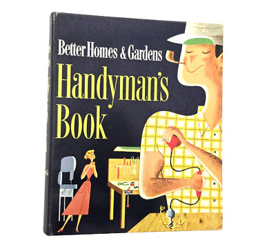 Vintage Better Homes & Gardens Handyman's book 5 ring binder with 400 pages 1957-image