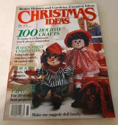 Better Homes and Gardens- Creative Ideas Magazines- CHRISTMAS IDEAS 1986-image