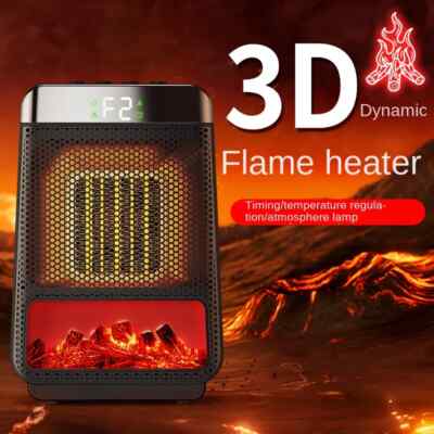 Warm up in Style: The Ultimate 3D Heater Fan for Cozy Comfort-image