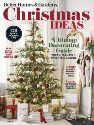 Christmas Ideas/ Better Homes & Garden Magazine/ December 2023/ BRAND NEW-image