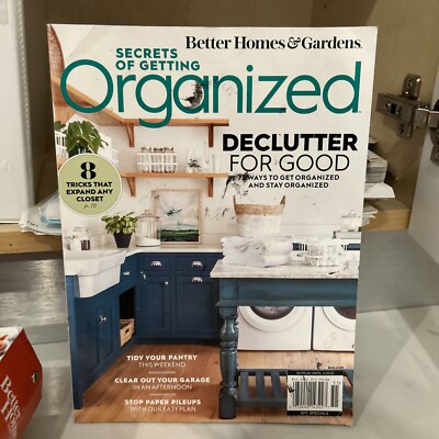 Better Homes & Gardens - Secrets of Getting Organized - SPRING 2000 - DeClutter-image
