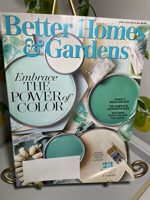 Better Homes & Gardens Magazine April 2021 Embrace The Power Of Color-image