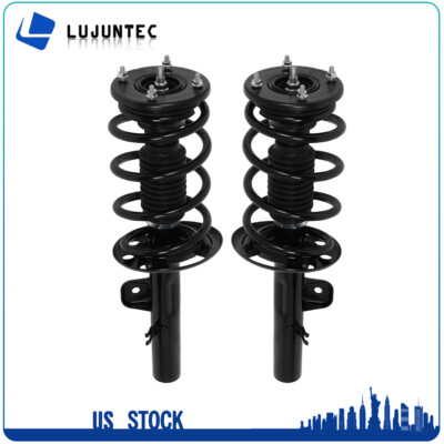 Set (2) Front Complete Struts With Coil Spring For Ford Taurus 3.5L 2010-2011-image