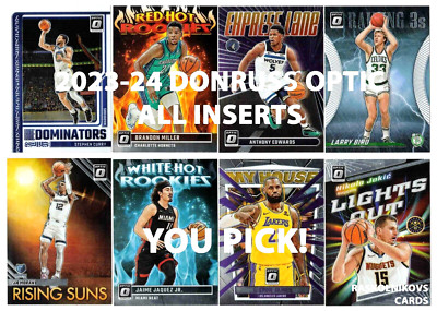 2023-24 DONRUSS OPTIC Inserts COMPLETE YOUR SET $2 or 2 Card Minimum YOU PICK!-image