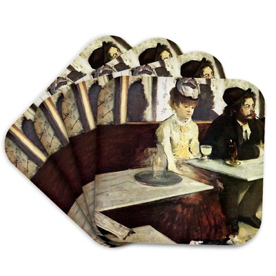 3dRose, Absinthe by Edgar Degas, Coaster-image