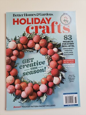 Better Homes & Gardens Holiday Crafts December 2021 Magazine Projects Any Skills-image