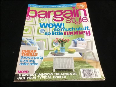 Better Homes & Gardens Magazine Spec Interest Bargain Style Wow! Cheap Thrills-image