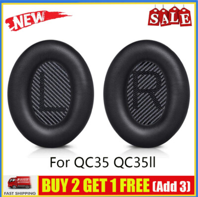 Ear Pads for Bose QuietComfort QC35/QC35 II Headphones Replacement Soft Cushion-image