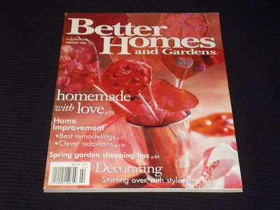 1998 FEBRUARY BETTER HOMES & GARDENS MAGAZINE - HOMEMADE WITH LOVE - E 2666-image